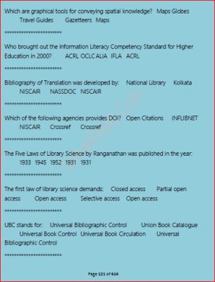MCQ LIS WITH ANSWERS